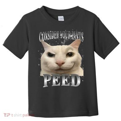 Consider Your Pants Peed Silly Cat Meme Toddler T-Shirt