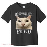 Consider Your Pants Peed Silly Cat Meme Toddler T-Shirt thumb 0