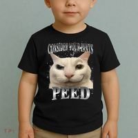 Consider Your Pants Peed Silly Cat Meme Toddler T-Shirt thumb 2