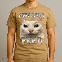 Consider Your Pants Peed Silly Cat Meme T-Shirt thumb 3