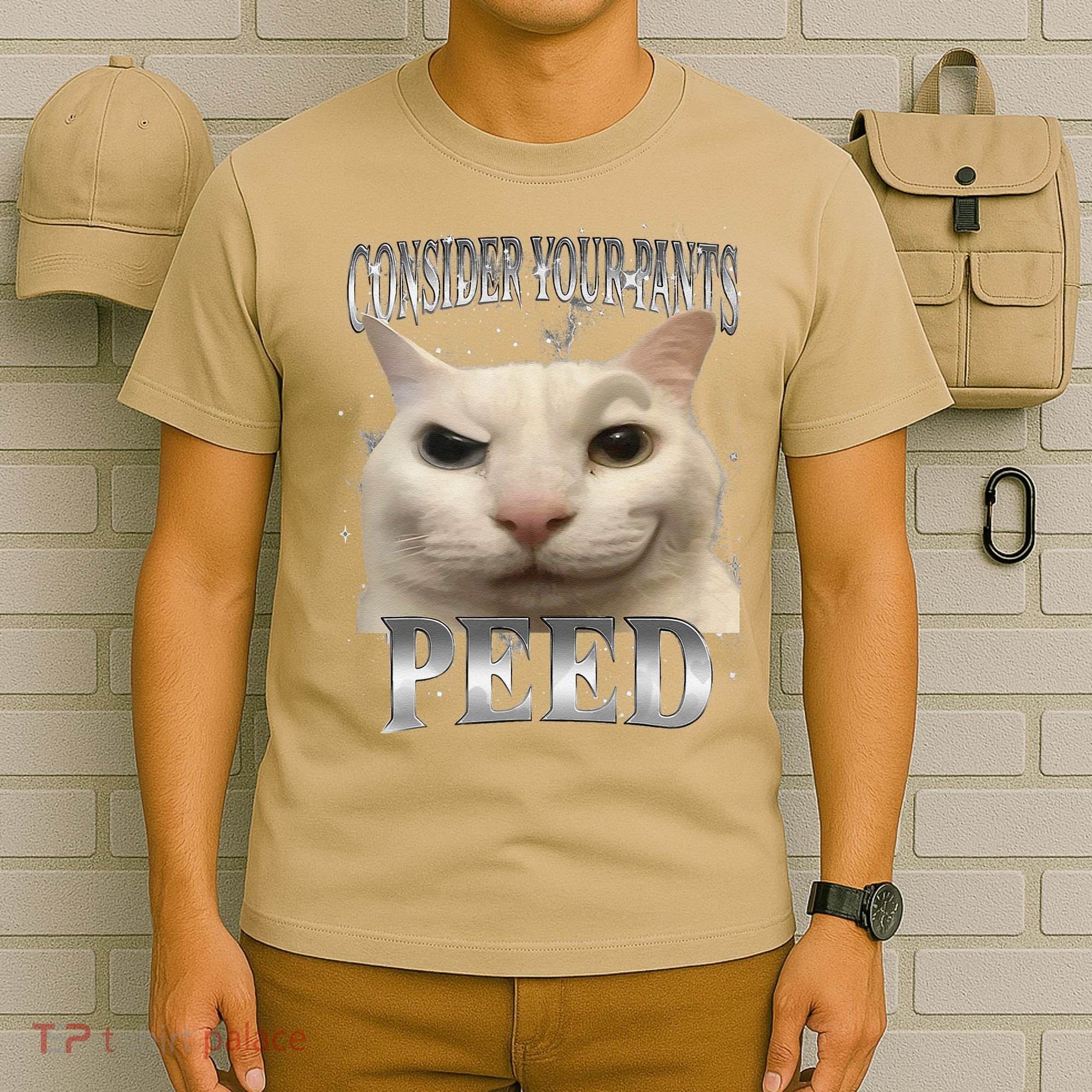 Consider Your Pants Peed Silly Cat Meme T-Shirt