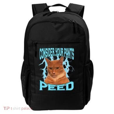 Consider Your Pants Peed Silly Cat Meme Backpack