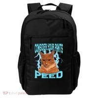 Consider Your Pants Peed Silly Cat Meme Backpack thumb 0