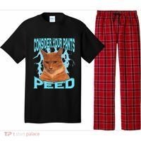 Consider Your Pants Peed Silly Cat Meme Pajama Set thumb 0