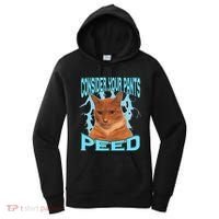 Consider Your Pants Peed Silly Cat Meme Women's Hoodie thumb 0