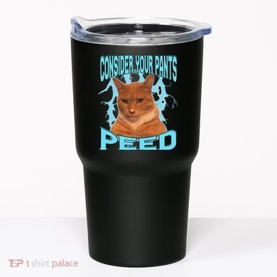 Consider Your Pants Peed Silly Cat Meme Tumbler