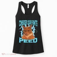 Consider Your Pants Peed Silly Cat Meme Women's Tank Top thumb 0