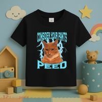 Consider Your Pants Peed Silly Cat Meme Toddler T-Shirt thumb 3