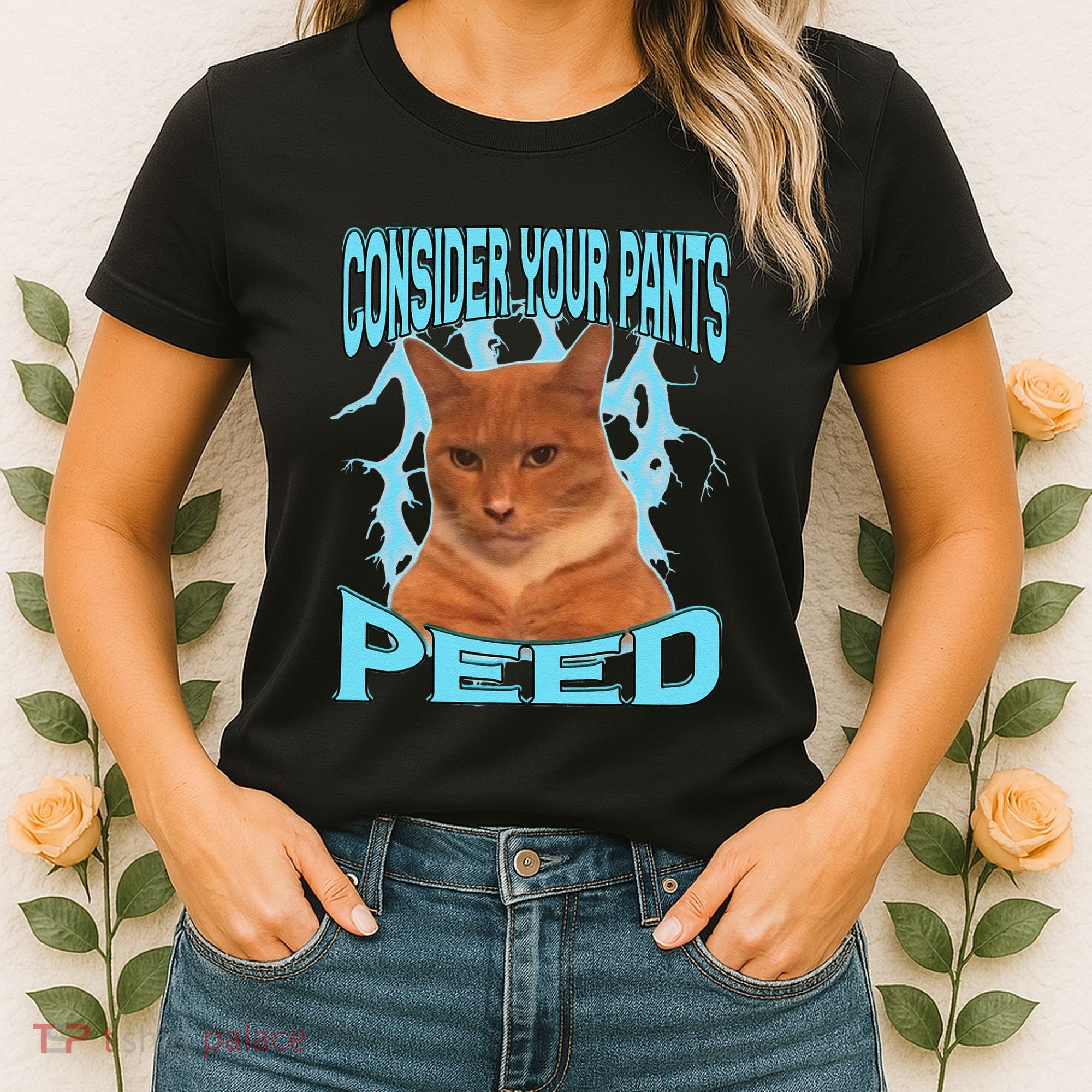 Consider Your Pants Peed Silly Cat Meme Women's T-Shirt