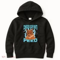 Consider Your Pants Peed Silly Cat Meme Kids Hoodie thumb 0