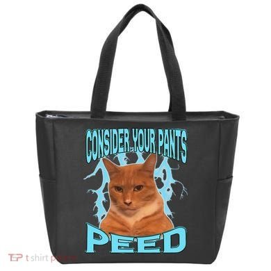 Consider Your Pants Peed Silly Cat Meme Tote Bag