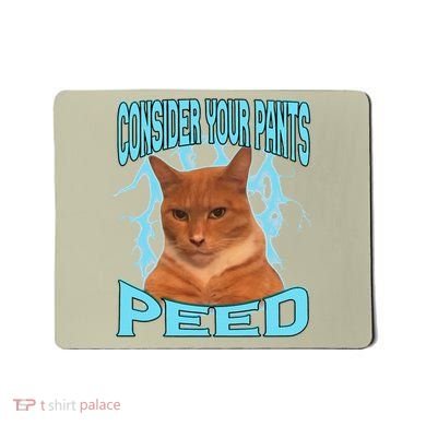 Consider Your Pants Peed Silly Cat Meme Mousepad