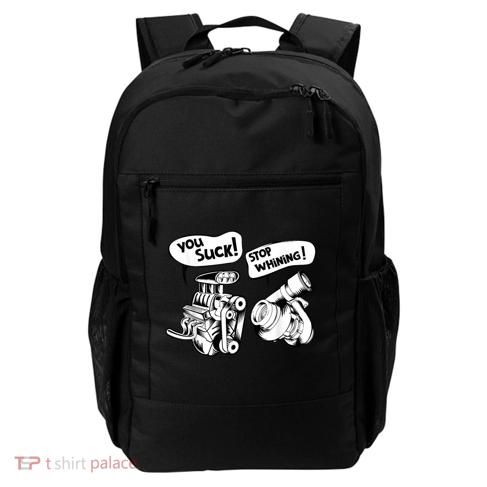 Cute You Suck! Stop Whining! Mechanical Engineering Backpack