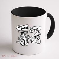 Cute You Suck! Stop Whining! Mechanical Engineering Coffee Mug thumb 1
