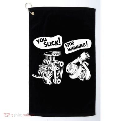Cute You Suck! Stop Whining! Mechanical Engineering Golf Towel