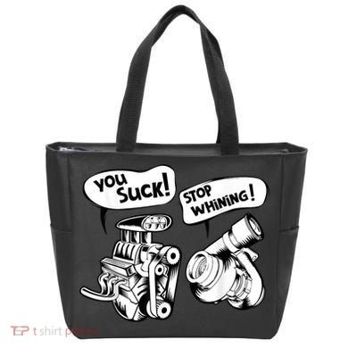 Cute You Suck! Stop Whining! Mechanical Engineering Tote Bag