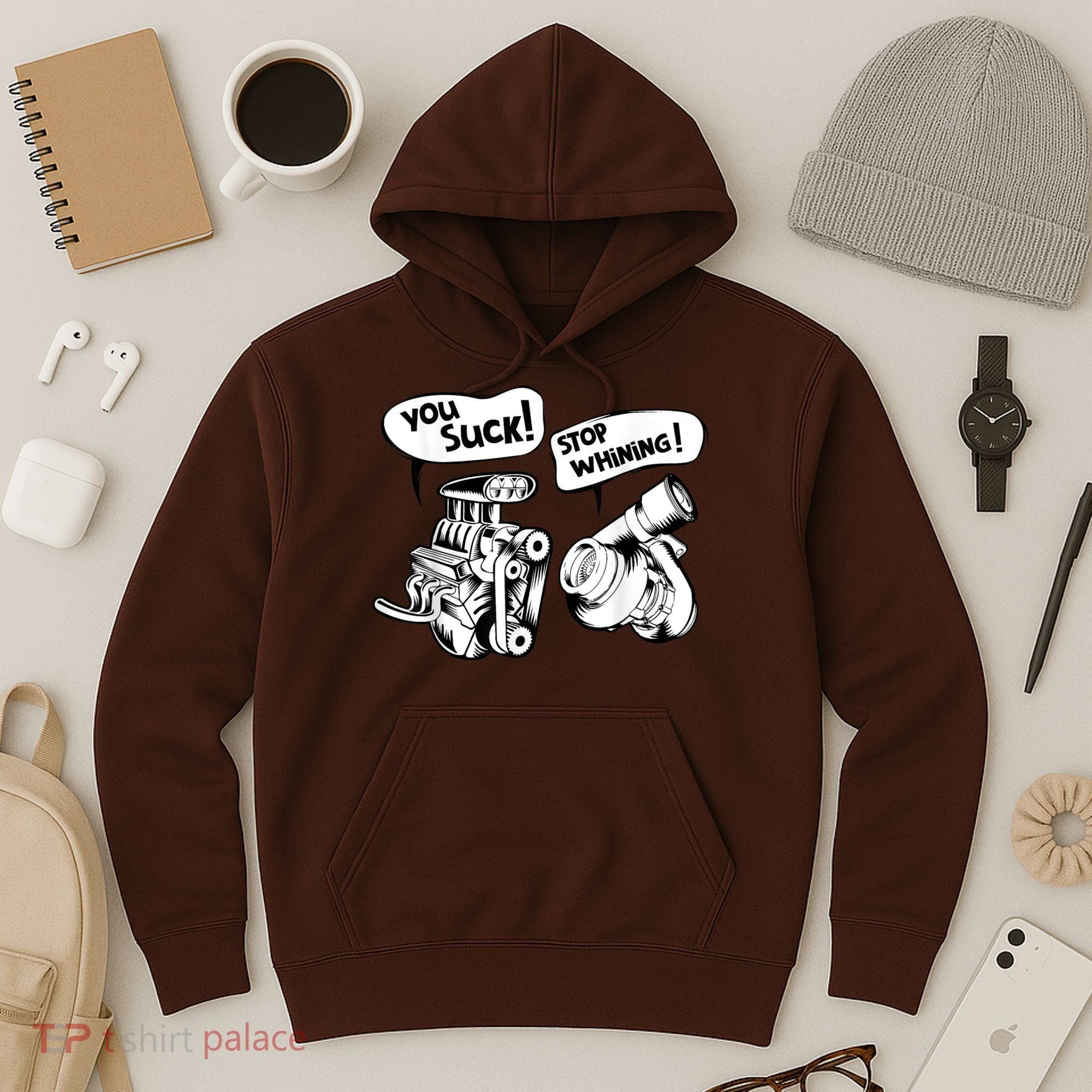 Cute You Suck! Stop Whining! Mechanical Engineering Hoodie