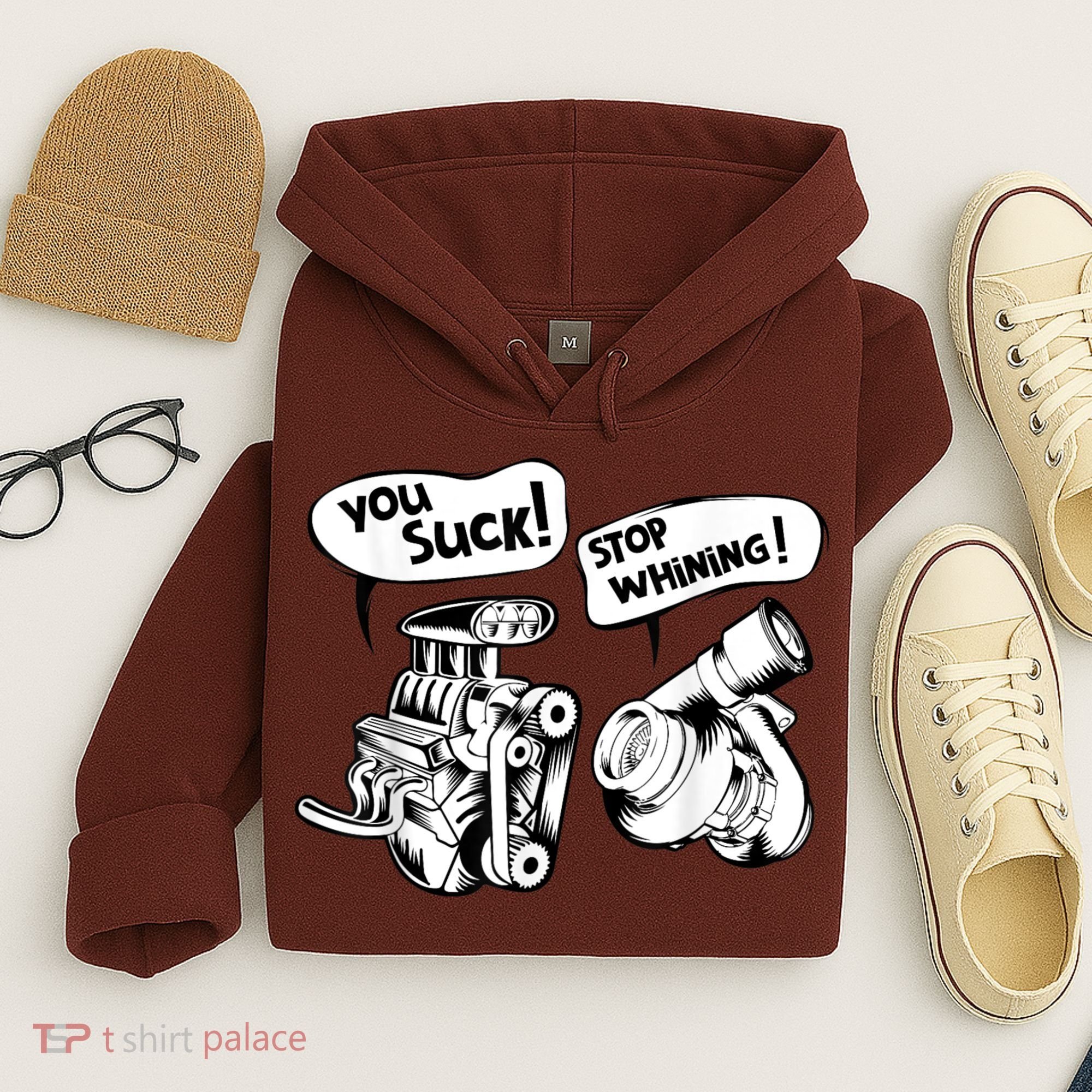 Cute You Suck! Stop Whining! Mechanical Engineering Hoodie