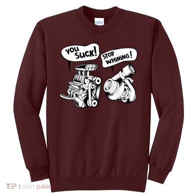 Cute You Suck! Stop Whining! Mechanical Engineering Sweatshirt