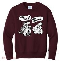 Cute You Suck! Stop Whining! Mechanical Engineering Kids Sweatshirt thumb 0