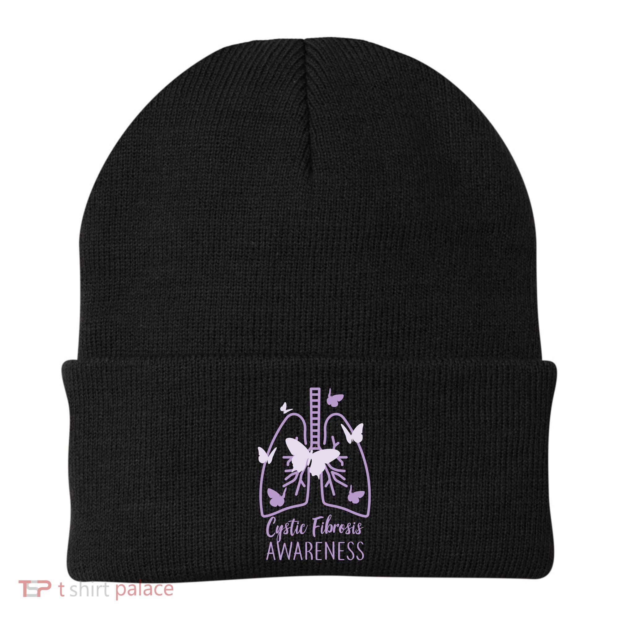 Cystic Fibrosis Awareness Butterflies Beanie