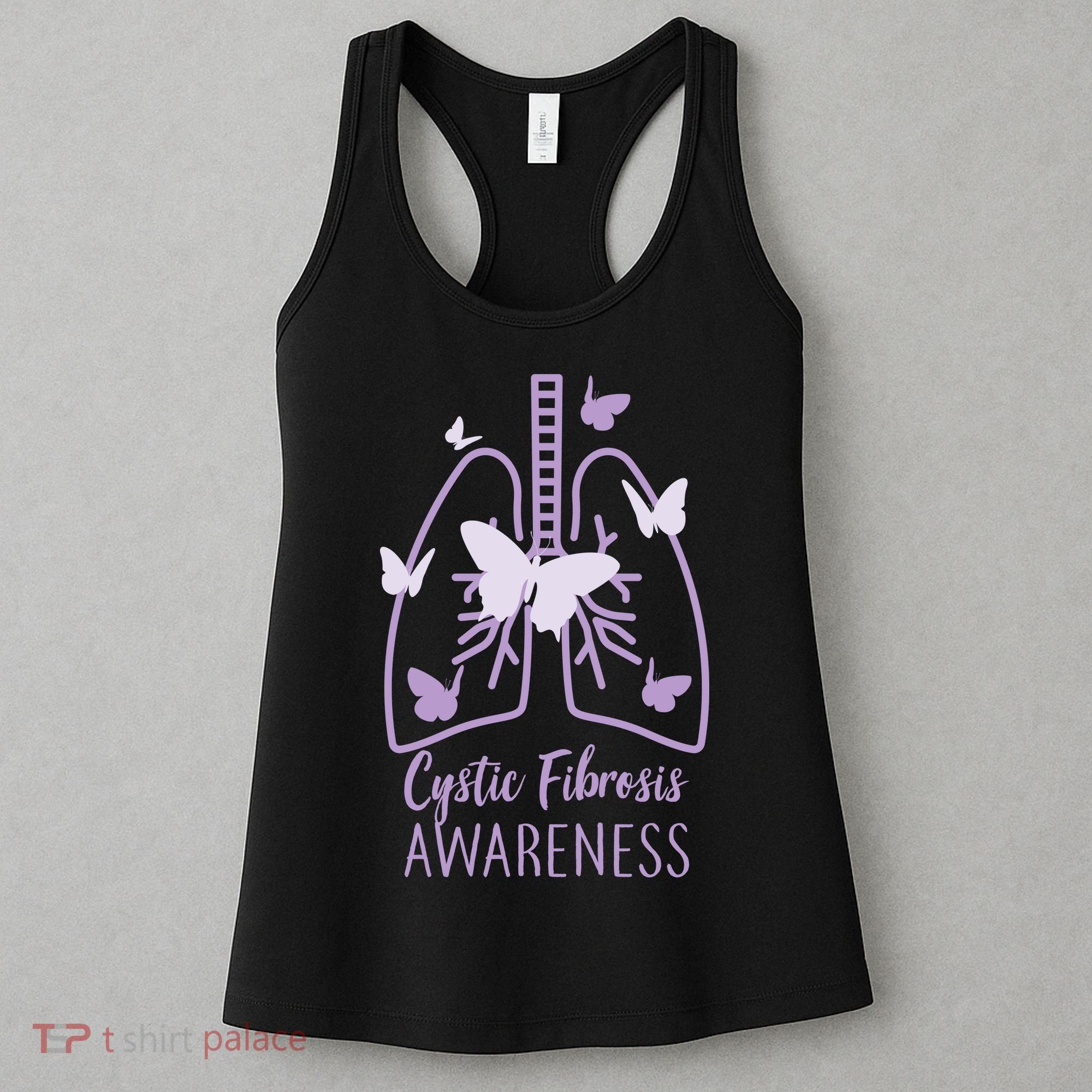 Cystic Fibrosis Awareness Butterflies Women's Tank Top