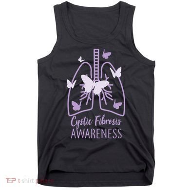 Cystic Fibrosis Awareness Butterflies Tank Top