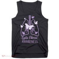 Cystic Fibrosis Awareness Butterflies Tank Top thumb 0