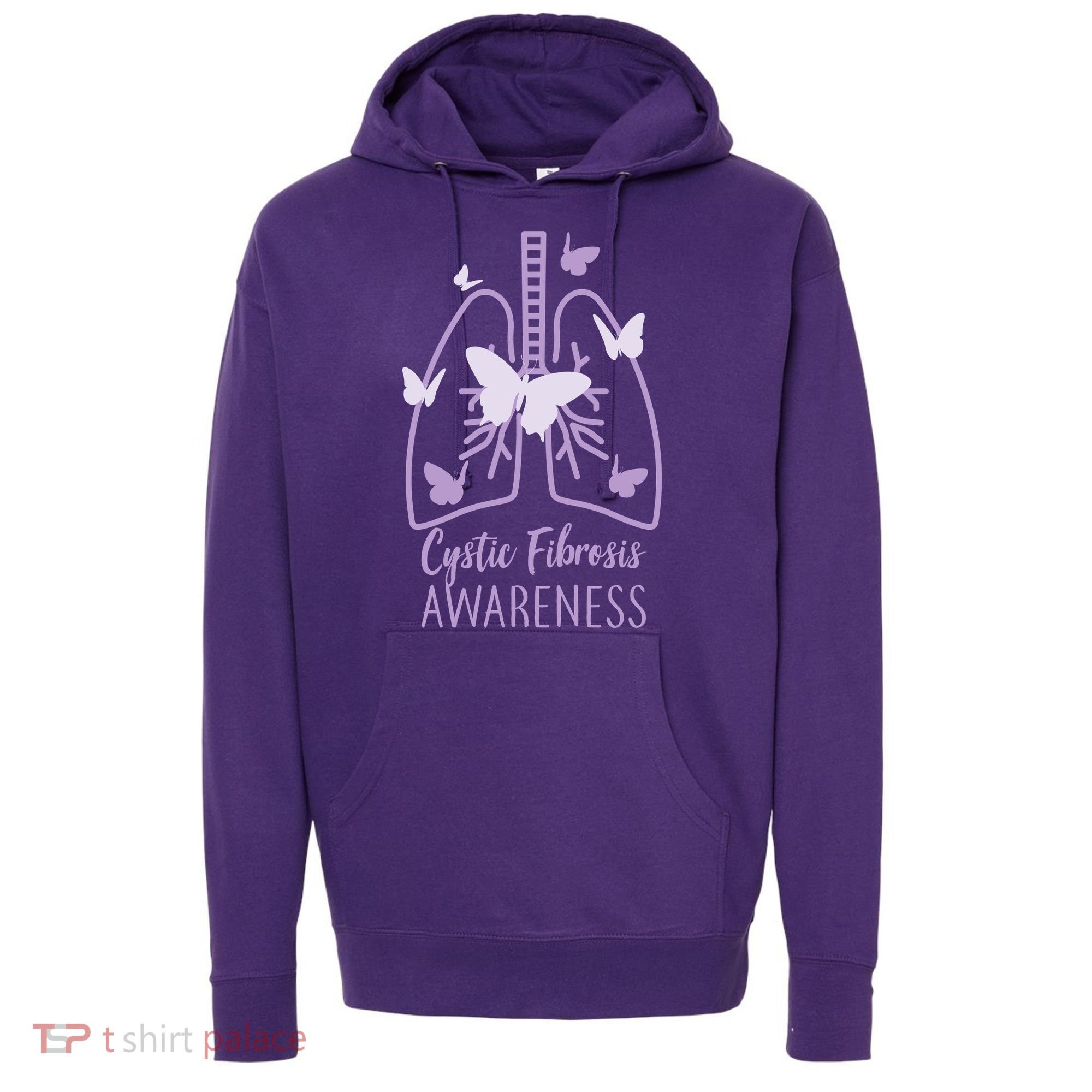 Cystic Fibrosis Awareness Butterflies Hoodie