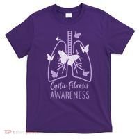 Cystic Fibrosis Awareness Butterflies T-Shirt thumb 0