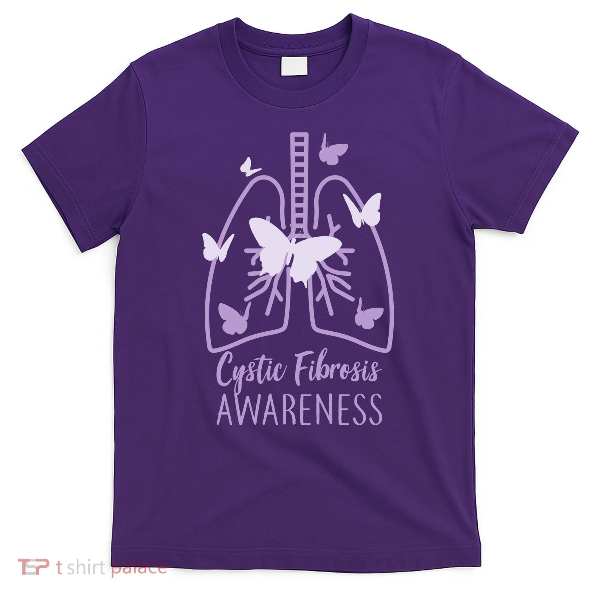 Cystic Fibrosis Awareness Butterflies T-Shirt