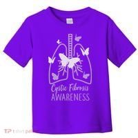 Cystic Fibrosis Awareness Butterflies Toddler T-Shirt thumb 0
