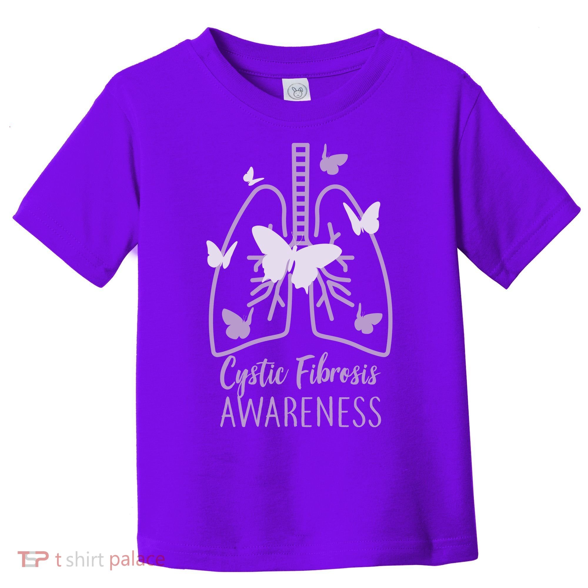 Cystic Fibrosis Awareness Butterflies Toddler T-Shirt