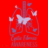 Cystic Fibrosis Awareness Butterflies Santa Hat thumb 1