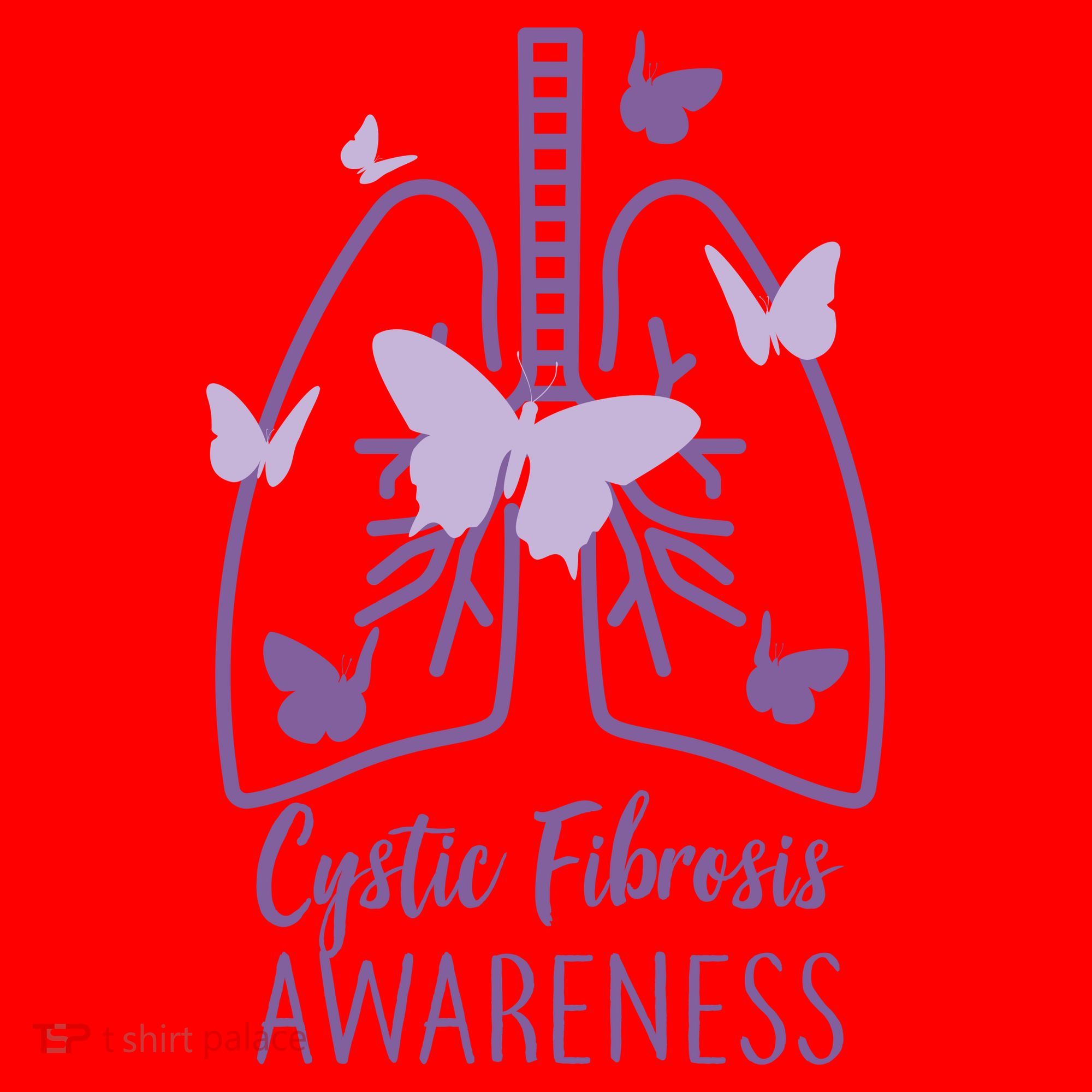Cystic Fibrosis Awareness Butterflies Santa Hat