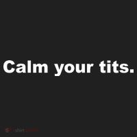 Calm Your Tits Joke Beanie thumb 2
