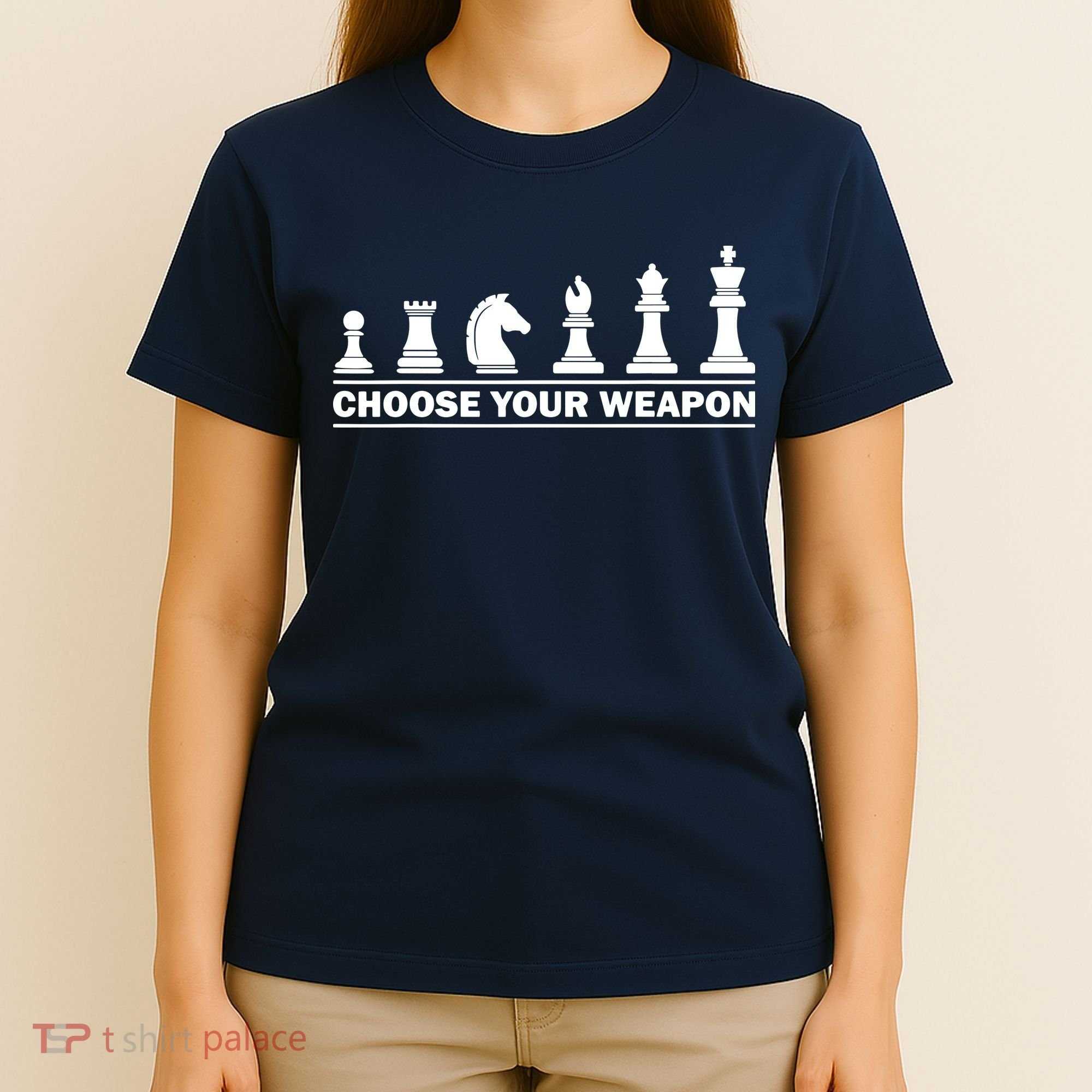 Choose Your Weapon Chess Strategy Funny Chess Lovers T-Shirt
