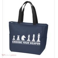 Choose Your Weapon Chess Strategy Funny Chess Lovers Tote Bag thumb 3