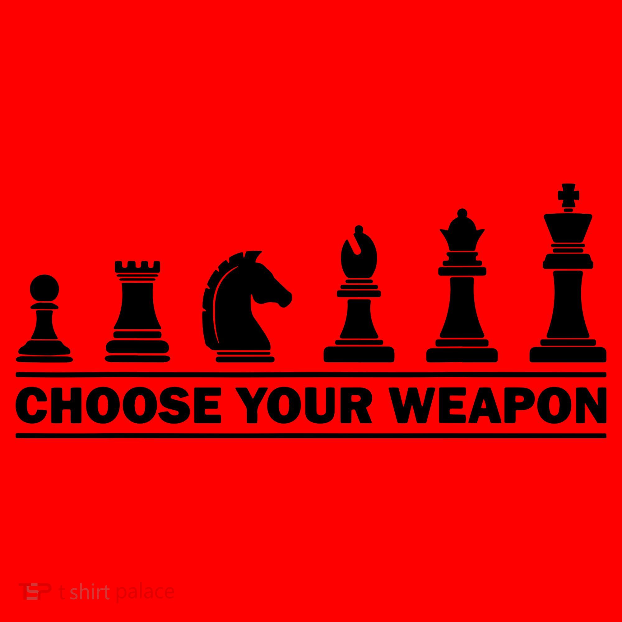 Choose Your Weapon Chess Strategy Funny Chess Lovers Santa Hat