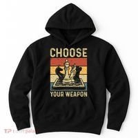 Choose Your Weapon Gag Chess Hoodie thumb 0