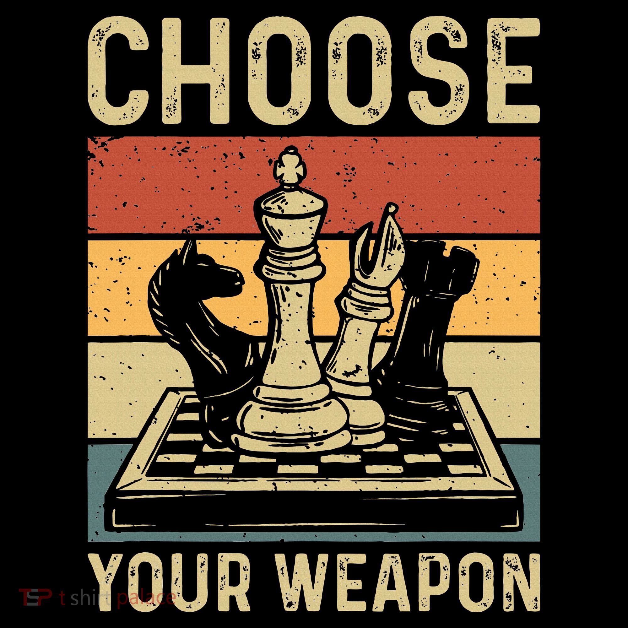 Choose Your Weapon Gag Chess Women's Hoodie