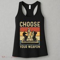 Choose Your Weapon Gag Chess Women's Tank Top thumb 3
