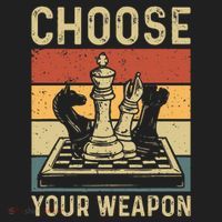 Choose Your Weapon Gag Chess Hat thumb 2