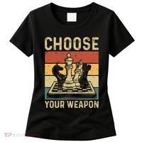 Choose Your Weapon Gag Chess Women's T-Shirt thumb 0