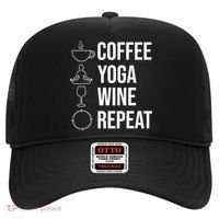 Coffee Yoga Wine Repeat Gift Hat thumb 0