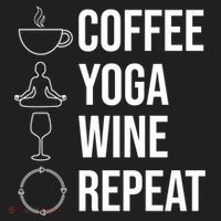 Coffee Yoga Wine Repeat Gift Hat thumb 2
