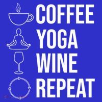 Coffee Yoga Wine Repeat Gift Long Sleeve Shirt thumb 2