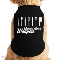 Choose Your Weapon Kitchen Birthday Chef Cook Cooking Gift Chef Bbq Doggie Tank thumb 0