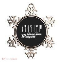 Choose Your Weapon Kitchen Birthday Chef Cook Cooking Gift Chef Bbq Ornament thumb 0