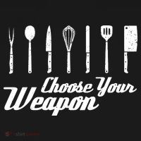 Choose Your Weapon Kitchen Birthday Chef Cook Cooking Gift Chef Bbq Women's Tank Top thumb 5
